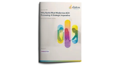 Cover image for the "Why banks must modernize ACH processing: A strategic imperative" report