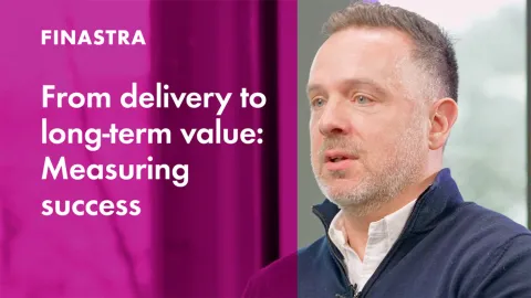 Cover image of "From delivery to long-term value: Measuring success" video