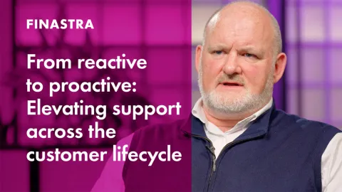 Cover image of "From reactive to proactive: Elevating support across the customer lifecycle" video