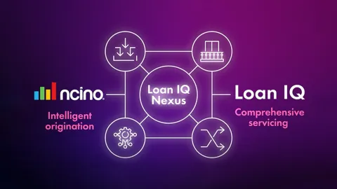Cover image for the "nCino & Loan IQ: One connected lending journey from origination to servicing" video