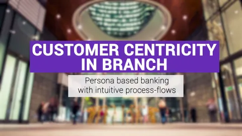 Customer Centricity in Branch - Persona-based Banking with Intuitive Process Flows