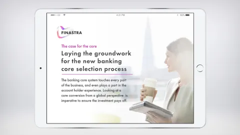 Laying the groundwork for the new banking core selection process