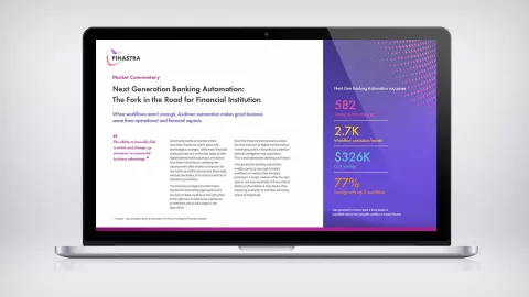 Next generation banking automation: The fork in the road for financial institution