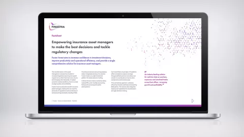 Fusion Invest for insurance asset managers (Factsheet)