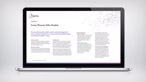 Image of laptop with factsheet