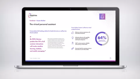 Image of laptop with factsheet