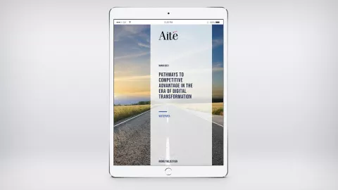 Image of tablet with whitepaper