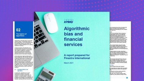 Algorithmic bias and financial services: A KPMG report prepared for Finastra