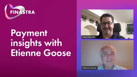 2 way video conference with purple background
