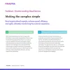 Image of laptop with cover slide for the Finastra Lending Cloud Service factsheet
