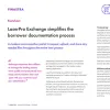 Image of laptop with cover slide for the LaserPro Exchange factsheet