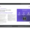 Image of laptop with cover slide for the Finastra Bacsactive-IP factsheet